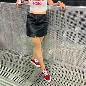 M Women’s Pleather Skirt